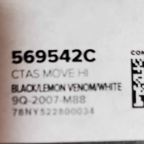 Converse CTAS MOVE HI Platform Women's Sz/ 569542C - Picture 9 of 10